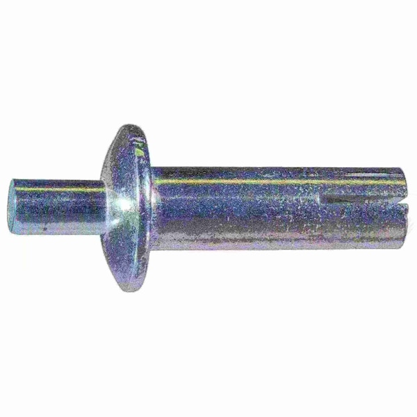 Nail Drive Anchor, 1/4" Dia., 3/4" L, Aluminum 100 PK